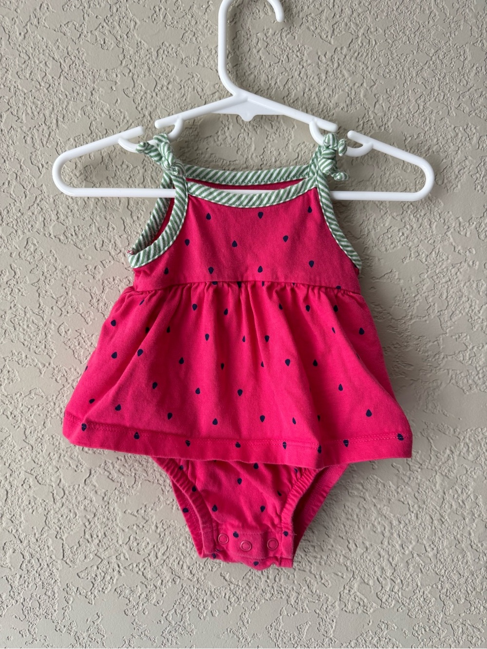 Watermelon Onesie Dress | 3 Months